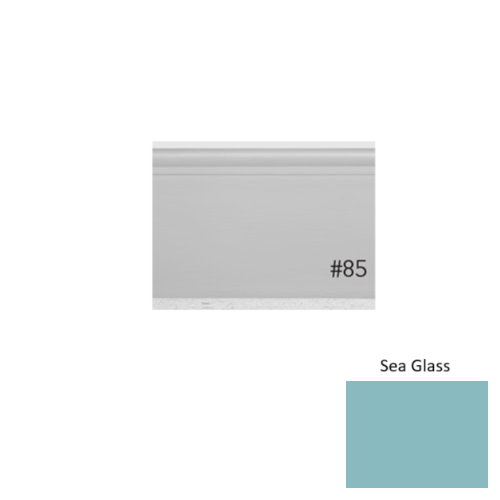 Pinnacle Plus Rubber #25 Classic Sea Glass Coil Wall Base 1