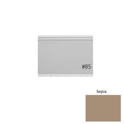 Pinnacle Plus Rubber #25 Classic Sepia Coil Wall Base 1