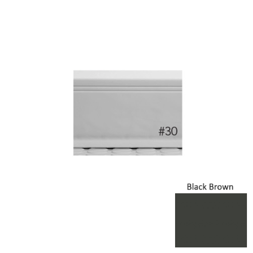 Pinnacle Plus Rubber #30 Sketch Black Brown Coil Wall Base 1