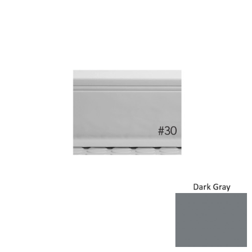 Pinnacle Plus Rubber #30 Sketch Dark Gray Coil Wall Base 1