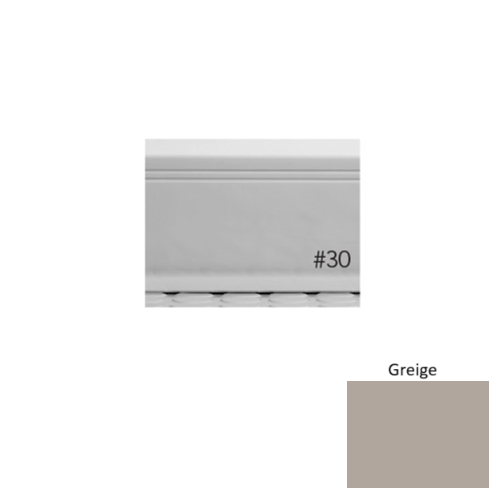 Pinnacle Plus Rubber #30 Sketch Greige Coil Wall Base 1