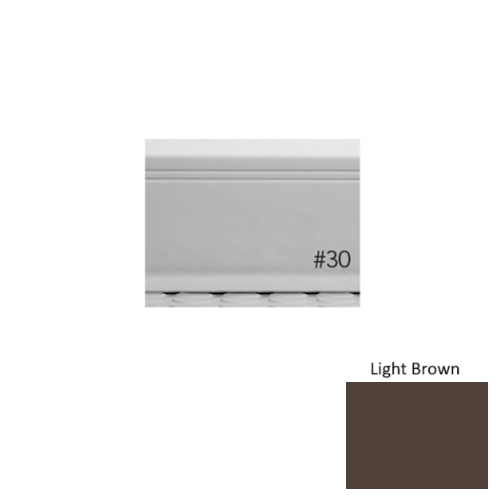 Pinnacle Plus Rubber #30 Sketch Light Brown Coil Wall Base 1