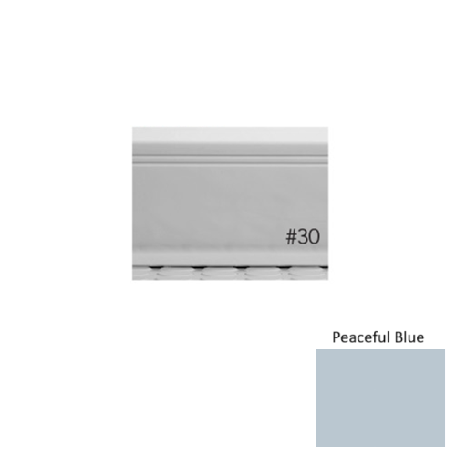 Pinnacle Plus Rubber #30 Sketch Peaceful Blue Coil Wall Base 1