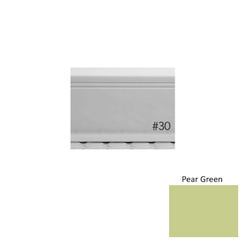 Pinnacle Plus Rubber #30 Sketch Pear Green Coil Wall Base 1