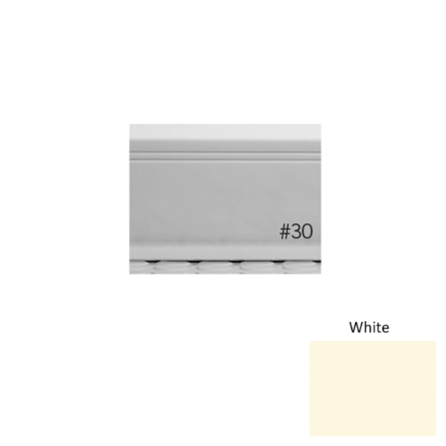 Pinnacle Plus Rubber #30 Sketch White Coil Wall Base 1