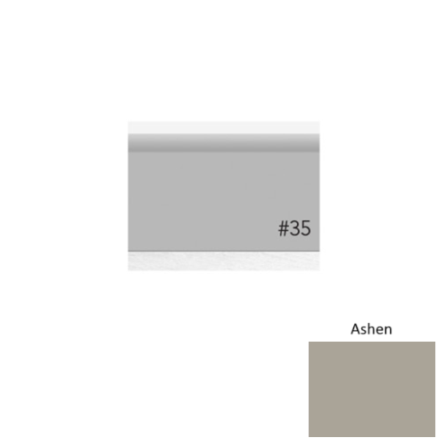 Pinnacle Plus Rubber #35 Sleek Ashen Coil Wall Base 1