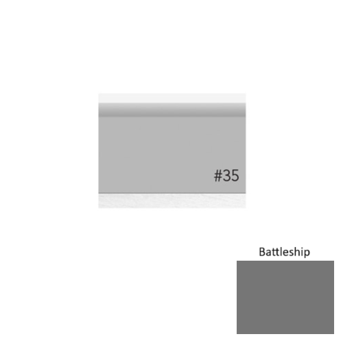 Pinnacle Plus Rubber #35 Sleek Battleship Coil Wall Base 1