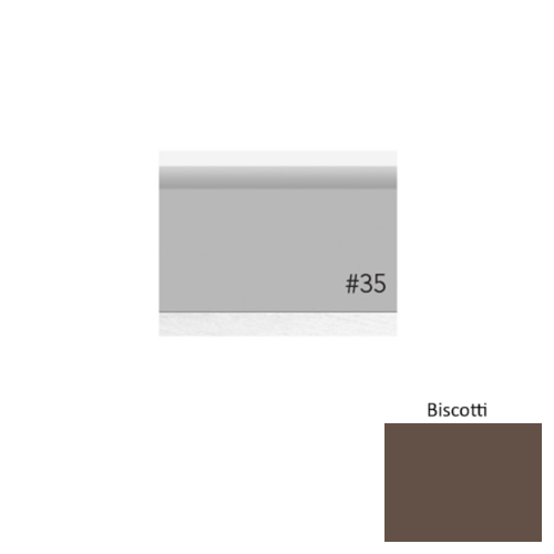Pinnacle Plus Rubber #35 Sleek Biscotti Coil Wall Base 1