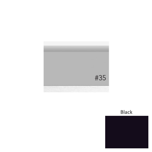 Pinnacle Plus Rubber #35 Sleek Black Coil Wall Base 1