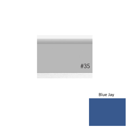 Pinnacle Plus Rubber #35 Sleek Blue Jay Coil Wall Base 1