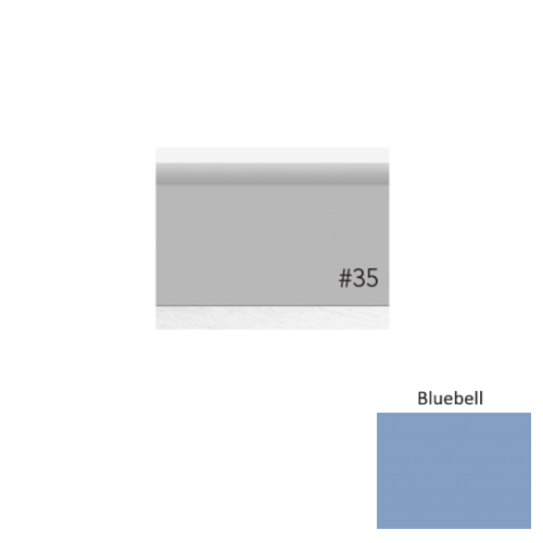 Pinnacle Plus Rubber #35 Sleek Bluebell Coil Wall Base 1