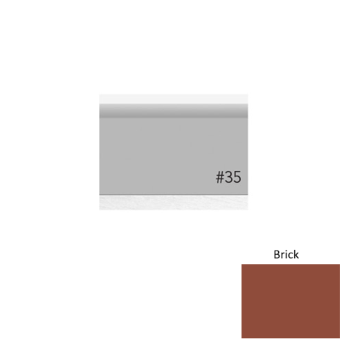 Pinnacle Plus Rubber #35 Sleek Brick Coil Wall Base 1