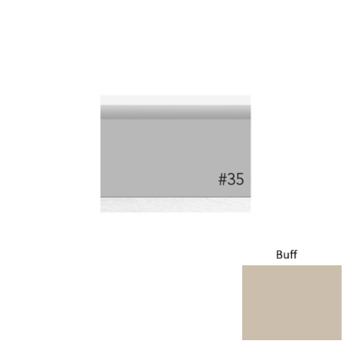 Pinnacle Plus Rubber #35 Sleek Buff Coil Wall Base 1