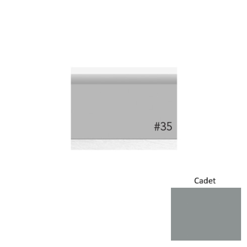 Pinnacle Plus Rubber #35 Sleek Cadet Coil Wall Base 1
