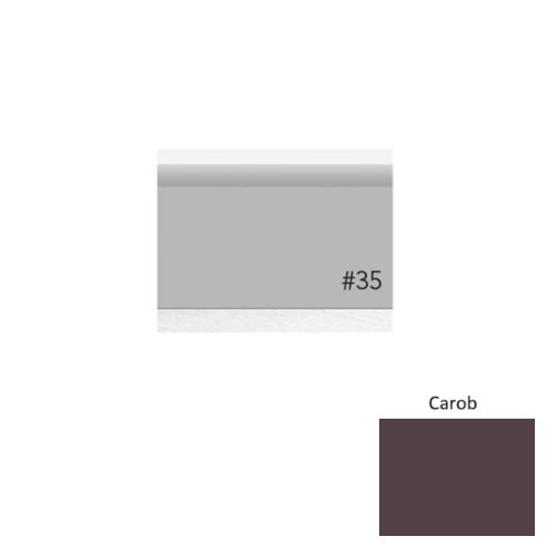 Pinnacle Plus Rubber #35 Sleek Carob Coil Wall Base 1