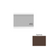 Pinnacle Plus Rubber #35 Sleek Espresso Coil Wall Base 1