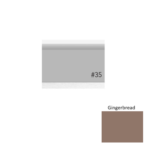 Pinnacle Plus Rubber #35 Sleek Gingerbread Coil Wall Base 1