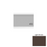 Pinnacle Plus Rubber #35 Sleek Light Brown Coil Wall Base 1
