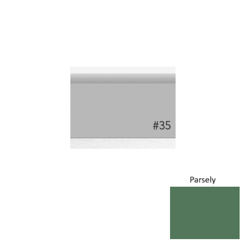 Pinnacle Plus Rubber #35 Sleek Parsely Coil Wall Base 1