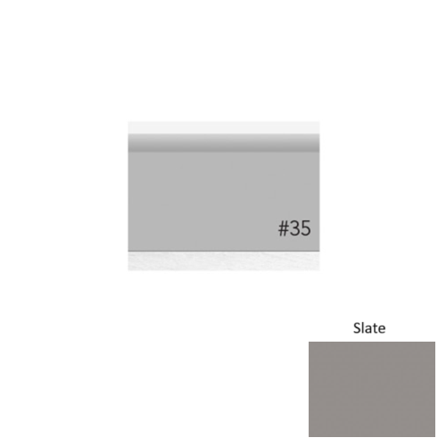 Pinnacle Plus Rubber #35 Sleek Slate Coil Wall Base 1