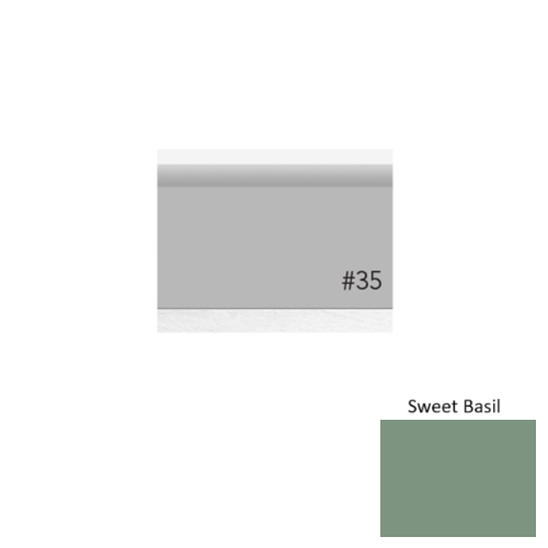 Pinnacle Plus Rubber #35 Sleek Sweet Basil Coil Wall Base 1