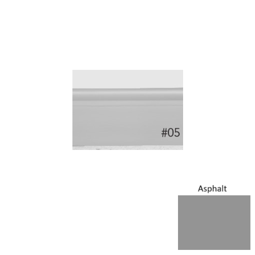 Pinnacle Plus Rubber #05 Contrive Asphalt Coil Wall Base 1