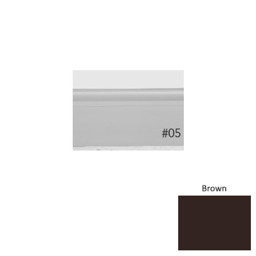 Pinnacle Plus Rubber #05 Contrive Brown Coil Wall Base 1