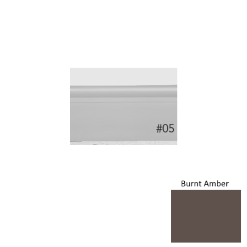Pinnacle Plus Rubber #05 Contrive Burnt Amber Coil Wall Base 1