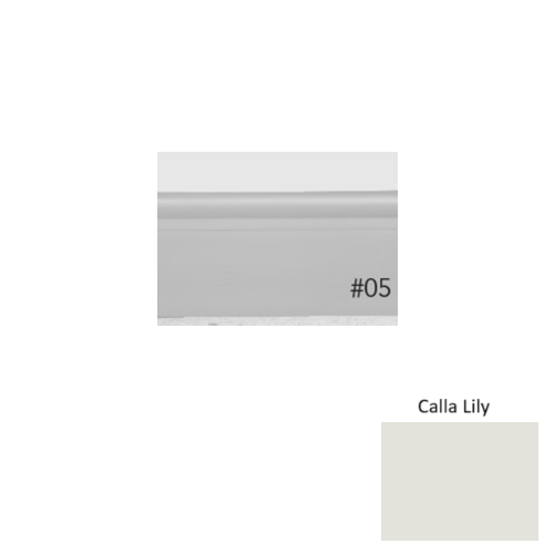 Pinnacle Plus Rubber #05 Contrive Calla Lily Coil Wall Base 1