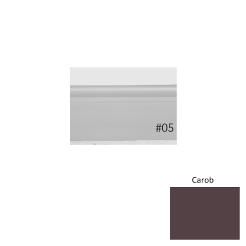 Pinnacle Plus Rubber #05 Contrive Carob Coil Wall Base 1