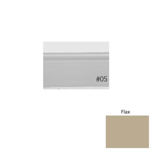 Pinnacle Plus Rubber #05 Contrive Flax Coil Wall Base 1