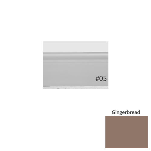Pinnacle Plus Rubber #05 Contrive Gingerbread Coil Wall Base 1