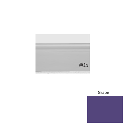 Pinnacle Plus Rubber #05 Contrive Grape Coil Wall Base 1