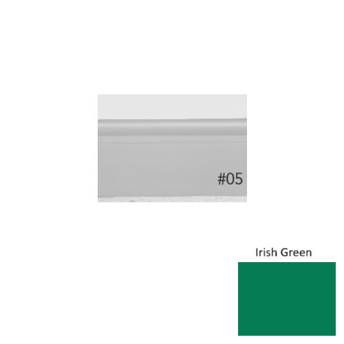 Pinnacle Plus Rubber #05 Contrive Irish Green Coil Wall Base 1