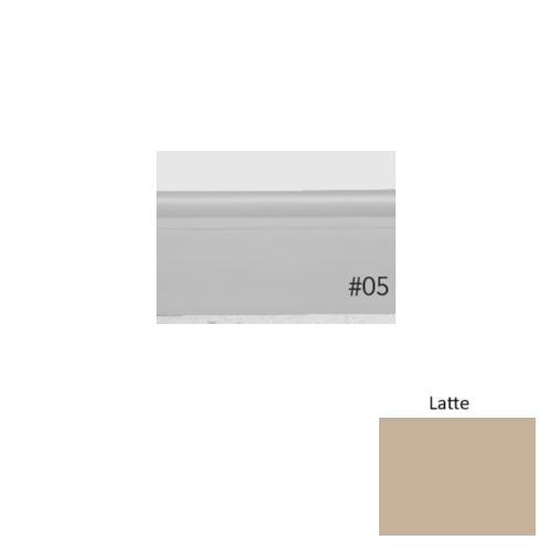 Pinnacle Plus Rubber #05 Contrive Latte Coil Wall Base 1