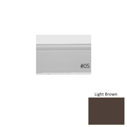 Pinnacle Plus Rubber #05 Contrive Light Brown Coil Wall Base 1