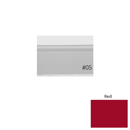 Pinnacle Plus Rubber #05 Contrive Red Coil Wall Base 1