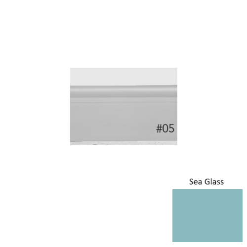 Pinnacle Plus Rubber #05 Contrive Sea Glass Coil Wall Base 1