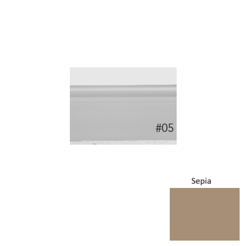 Pinnacle Plus Rubber #05 Contrive Sepia Coil Wall Base 1