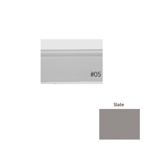 Pinnacle Plus Rubber #05 Contrive Slate Coil Wall Base 1