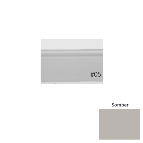 Pinnacle Plus Rubber #05 Contrive Somber Coil Wall Base 1