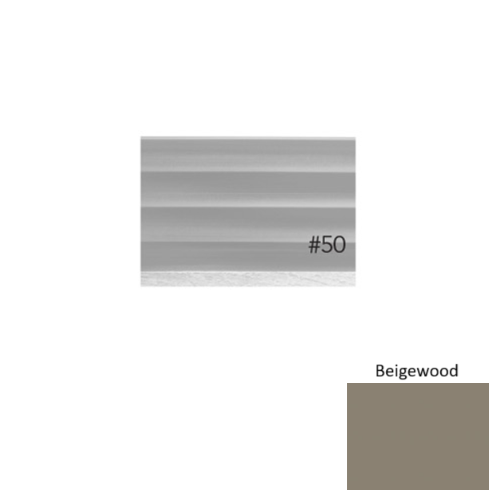 Pinnacle Plus Rubber #50 Impressions Beigewood Coil Wall Base 1