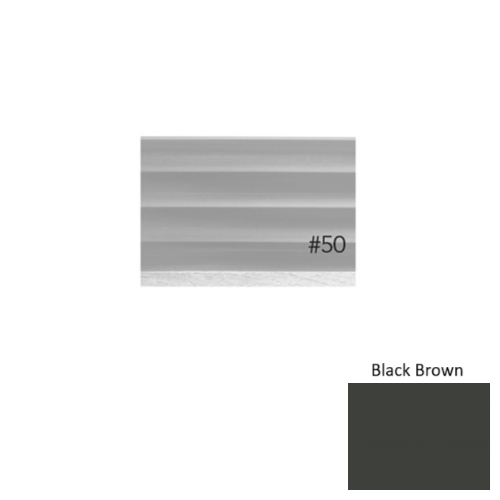Pinnacle Plus Rubber #50 Impressions Black Brown Coil Wall Base 1