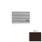 Pinnacle Plus Rubber #50 Impressions Brown Coil Wall Base 1