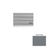 Pinnacle Plus Rubber #50 Impressions Dark Gray Coil Wall Base 1