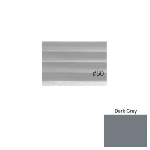 Pinnacle Plus Rubber #50 Impressions Dark Gray Coil Wall Base 1