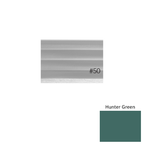 Pinnacle Plus Rubber #50 Impressions Hunter Green Coil Wall Base 1