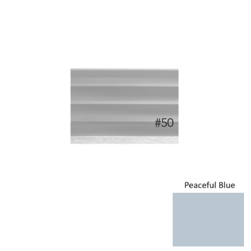 Pinnacle Plus Rubber #50 Impressions Peaceful Blue Coil Wall Base 1