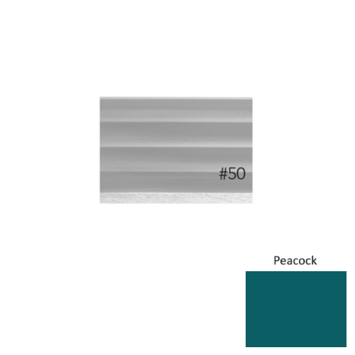 Pinnacle Plus Rubber #50 Impressions Peacock Coil Wall Base 1