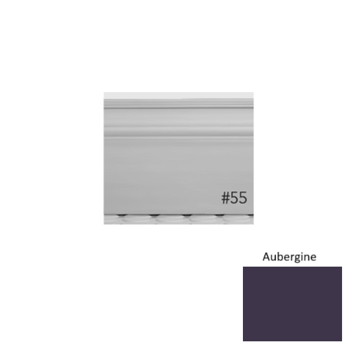 Pinnacle Plus Rubber #55 Nobility Aubergine Wall Base 1